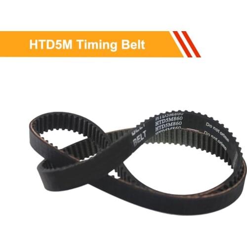 HTD5M Closed loop Rubber Timing Belt820/825/830/835/870/880mm Drive Belt 10/15/20/25/30mm Belt Width Rubber Belts Round