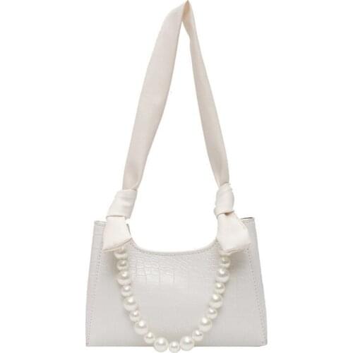 New Fashion Luxury Chain Pearl Shoulder Bags Crossbody Bags For Women Vintage High Quality Handbags Tote Female Purse