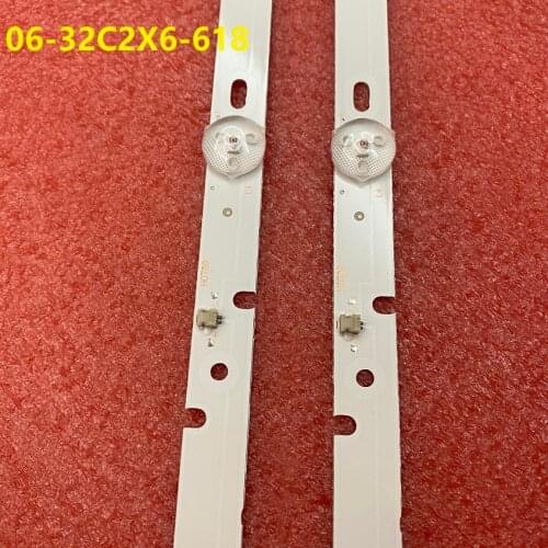 LED Backlight(2) for AKAI AKTV3227H Philco Ph32c10 PTV32C30D PTV32C30 Ph32c10dsgwa MI32TV-JY 06-32C2X6-618-M10W14-NEW LT-32C485