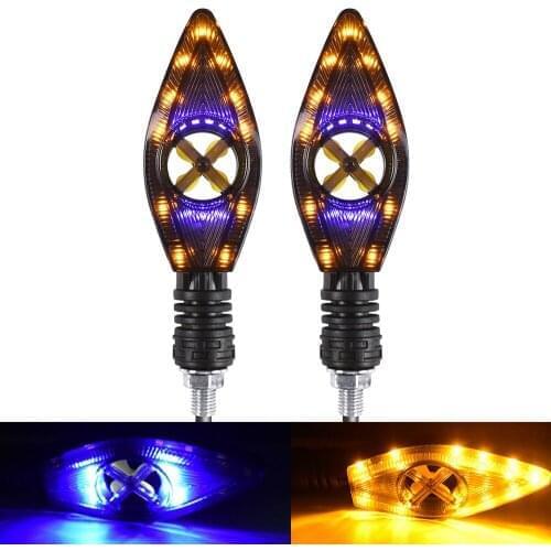 Motorcycle Turn Signals Light 12V LED Flasher Indicator Blinker Rear Lights For BMW HP2 Enduro K1200R K1200S K1300S/R/GT