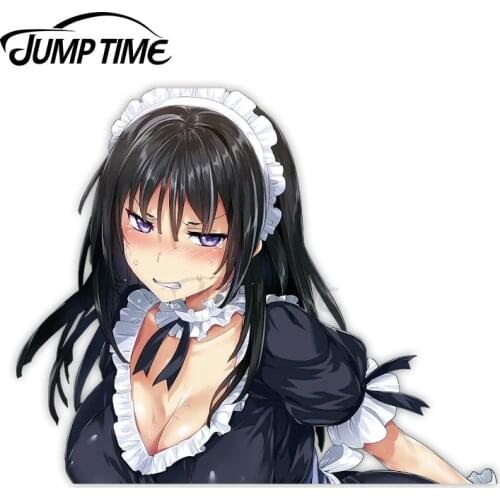 Jump Time Black Bullet Tendou Kisara 10.7 Anime Sexy Girl Vinyl Decal Waifu Car sticker