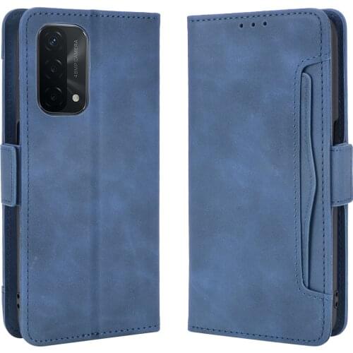 For OPPO A54 A74 A93 A94 4G 5G Premium Leather Wallet Leather Flip Multi-card slot Cover For Oppo A 54 A 74 A 93 A 94 Case