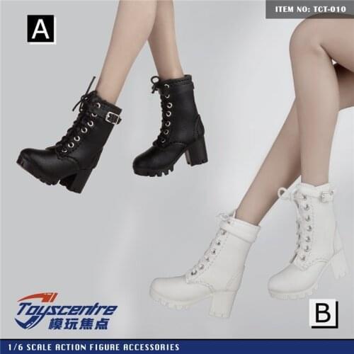 1/6 TCT-010 High-heeled Boots Sandals Medium Tube Womens Boots Various Colors 12-inch Womens Dolls Are Available In Stock