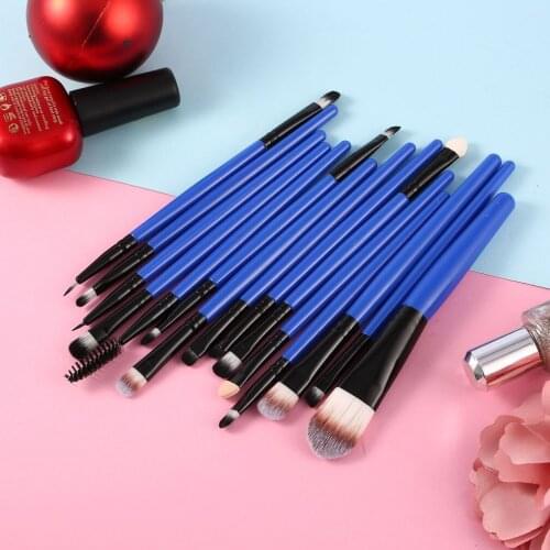 15Pcs/Kit Makeup Brushes Set Eyelash Lip Foundation Powder Eye Shadow Brow Eyeliner Cosmetic Make Up Brush Beauty Tool