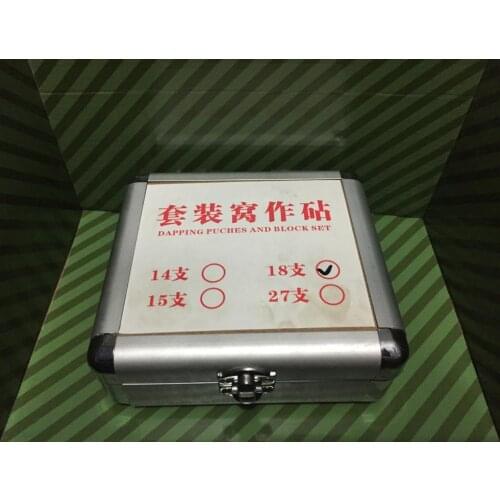 18pcs/set, dapping puches & block set, Steel Channel