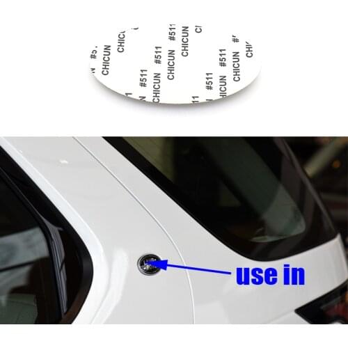 1pcs 3D 67mm 71mm Car logo sticker Rear Bumper tail door trunk cover sticker car rear Emblem cap sticker styling Accessories LH