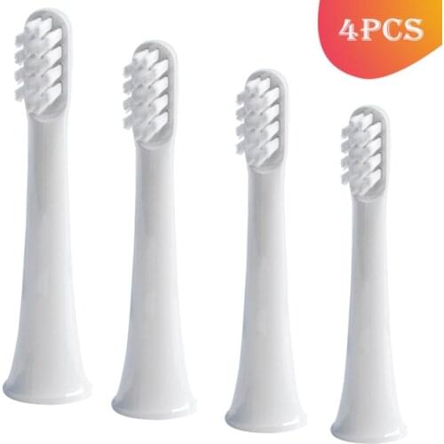 4Pcs Replacement ToothBrush Heads for T100 Smart Electric Toothbrush Waterproof Cleaning Whitening Healthy tooth Brush Heads