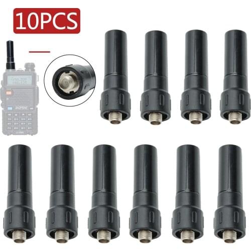 5 Or 10PCS ABBREE AR-772 SMA -Female UHF 400-470Mhz Short Handled Antenna For BaoFeng UV-5R UV-82 BF-888S 9R Plus Walkie Talkie