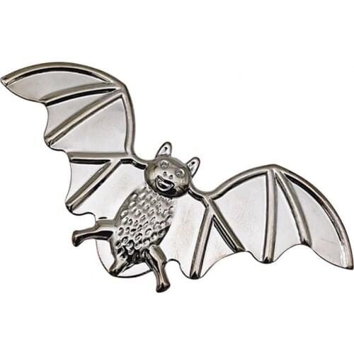 6Pcs/Set Halloween Alloy Napkin Ring Bat Shape Napkin Holder Restaurant Table Decor 7cm x 3.2cm