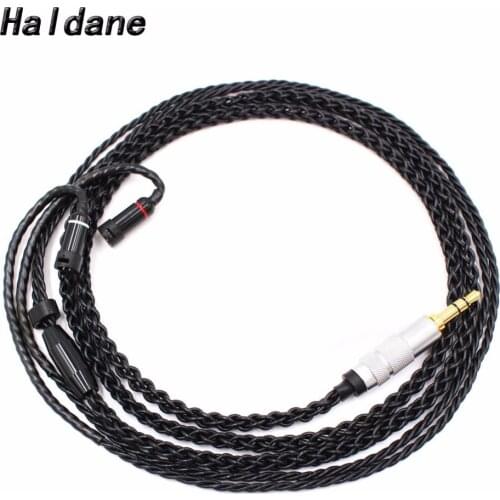 Free Shipping Haldane 1.2m 8 Cores Audio Upgrade Cable Compatible with ie8i/ie80/ie80s Headphones