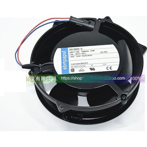 DV6224 / 2 24V original plug full inverter fan / fan 55KW / 75 / 90KW