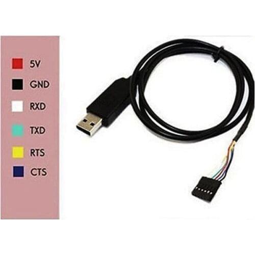 DYKB FTDI FT232RL USB to Serial adapter module USB TO TTL RS232 Cable Converter Adapter 6PIN for uno R3 RX TX LED indicator
