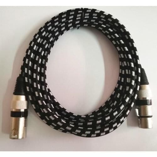 XLR Cable Male To Female 3 Pin M/F Jack Audio Extension Cable For Microphone Amplifiers Mixer Cannon XLR Speakers Wire AUX Cord