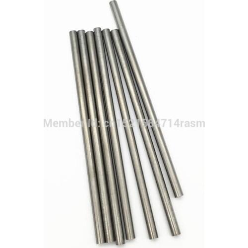 KLOT 10pcs TUNGSTEN Solid Carbide Round Rod 2.6mm-3.5mm X 100mm Lathe Bar K10