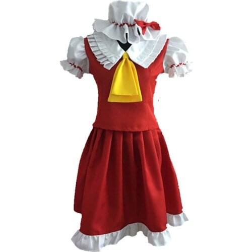 2018 Anime Touhou Project flandre scarlet Cosplay Costume custom any size Halloween