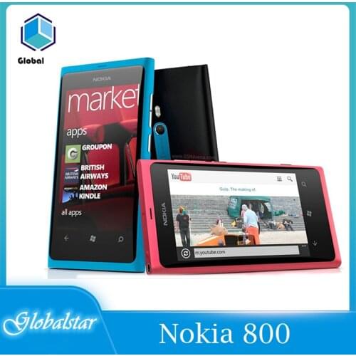 Nokia 800 Refurbished moblic phones Original 3G WIFI GPS 8MP Camera 16GB Unlocked Windows Mobile Phone Cheap Cell phone