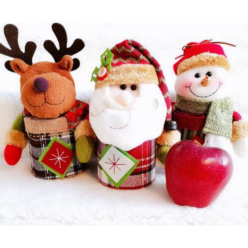 Santa Claus Gift Box Christmas Decorations Childrens Gift Box Christmas Eve Candy Apple Box
