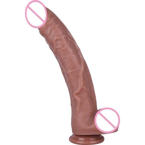 Realistic Huge Dildo Super Long Soft Penis Dick Female Masturbator Medical Silicone Suction Cup XXL Dildos for Women Sex Toys