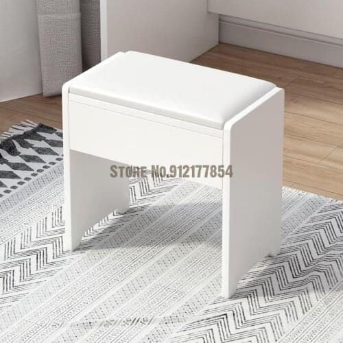 Net red makeup stool simple creative dressing stool nordic simple dressing table chair bedroom home small stool modern
