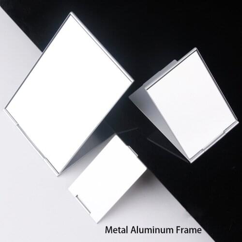 Ultra-thin Folding Cosmetic Mirror Portable Single-sided Make Up Mirror Pocket Rectangle Makeup Folding Mirrors Makeup Tools