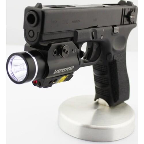 Tactical Green Dot Laser Sight and Flashlight Picatinny and Weaver Railed for Self- Defense Handguns and Rifles