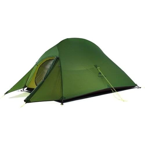 Cloud Up Series Ultralight Camping Tent Waterproof Outdoor Hiking Tent 20D Nylon Backpacking Tent With Free Mat Naturehik