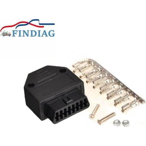 Universal OBD2 J1962F Plug Female Shell Female Connector Obd 2 Wire Sockets Interface
