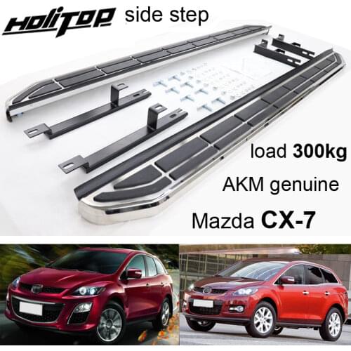 Thicken nerf bar foot board side pedal for Mazda CX-7 2007-2018.real reliable quality,never regreful to buy,can stand 5 persons