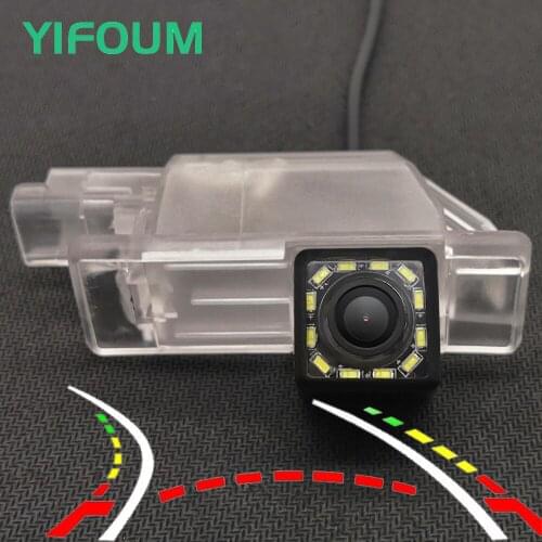 YIFOUM Dynamic Trajectory Tracks Car Rear View Camera For Peugeot 1007 2008 3008 208 301 307 308 406 407 408 508 607 806 807 RCZ