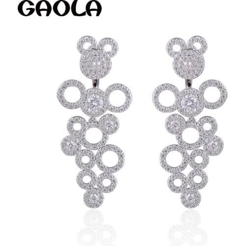 GAOLA Women Jewelry Lovely Animal Dangle Earrings For Women Christmas Brincos GLE6043Y