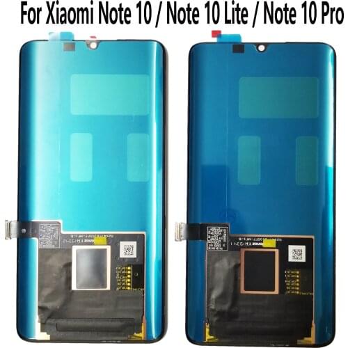 Original 6.47" For Xiaomi Mi Note 10 Pro CC9 Pro LCD Display Touch Digitizer Screen Replace For Xiaomi Mi Note 10 Lite LCD
