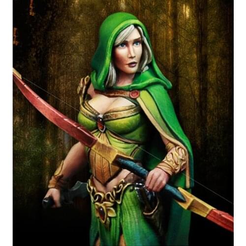 1/24 Resin Figure Model Kit Unassambled Unpainted G702(WITH BASE)