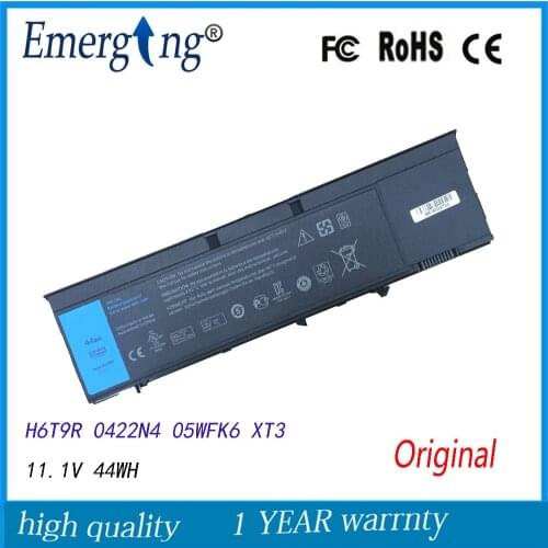 11.1V 44WH Original New Tablet Laptop Battery for Dell Latitude XT3 Tablet PC RV8MP H6T9R 1NP0F 37HGH