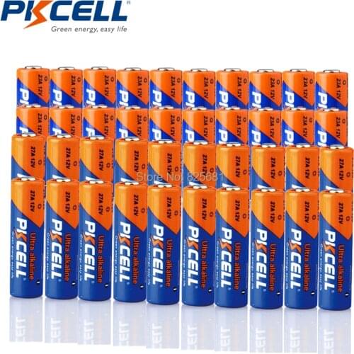 20Pcs 23A Dry Battery Single use batteries 23a VR22 And 20PCS 27A 12V Alkaline Batteries For Doorbell Alarm Remote Control