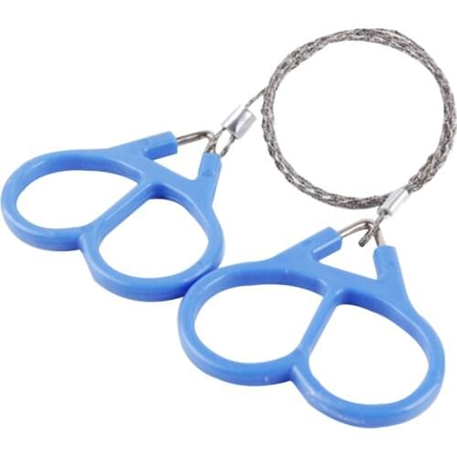 Emergency Survival Gear Stainless Steel Wire Outdoor Camping Saw survival Tool Kit Hand Pocket Wire Saw for Camp Hiking Hunting