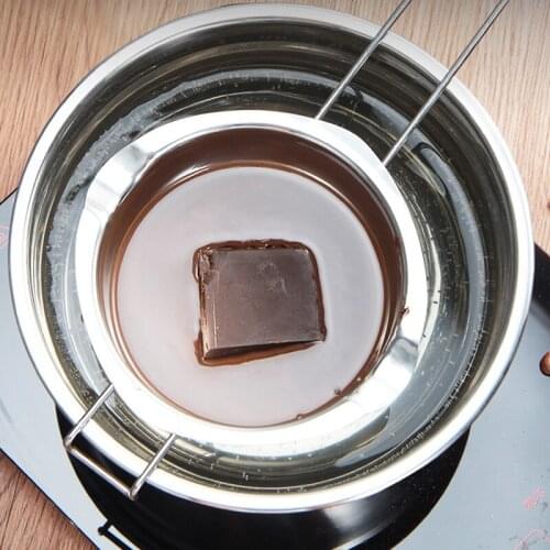 Stainless Steel Water Bath Pot of Chocolate Melting Water Heating Melting Pot Bowl Baking Heating Container Kitchen Accessories
