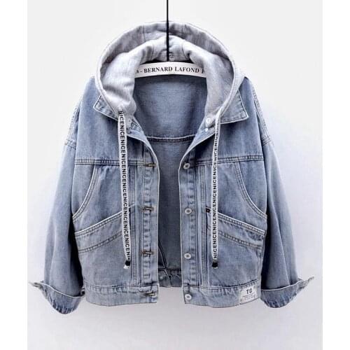 HAIMAITONG Womens Denim Jackets