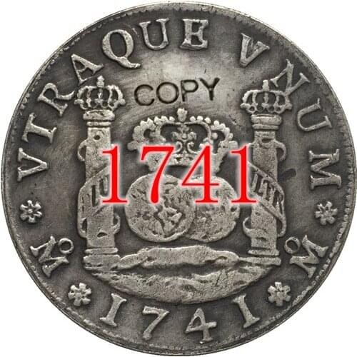 1741 Mexico MF 4 REALES COIN COPY