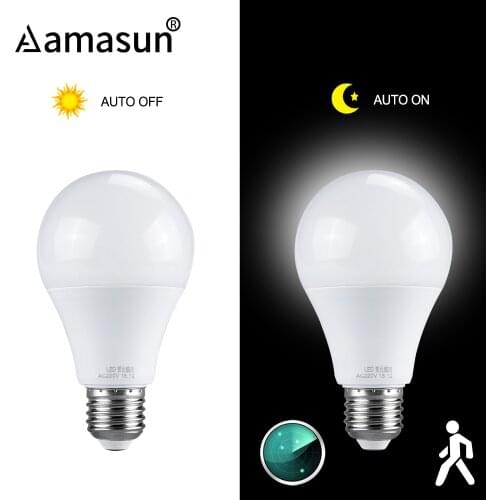 Radar PIR Motion Sensor Bulb E27 LED Night Light Auto On Off 10W 15W 20W 220V Energy Saving Bombillas for Porch Wall Stairs