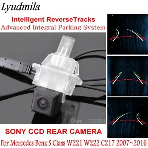 Lyudmila Car Trajectory Camera FOR Mercedes Benz S Class W221 W222 C217 Reverse Backup Camera Intelligent Dynamic Parking Line