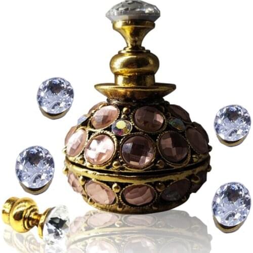 1X Magnetic XXL-Big Crystal Nail Ａrt Display Holder + 5Tips Practice Training Stand Manicure Tools Nail Tip Display Stand Holder