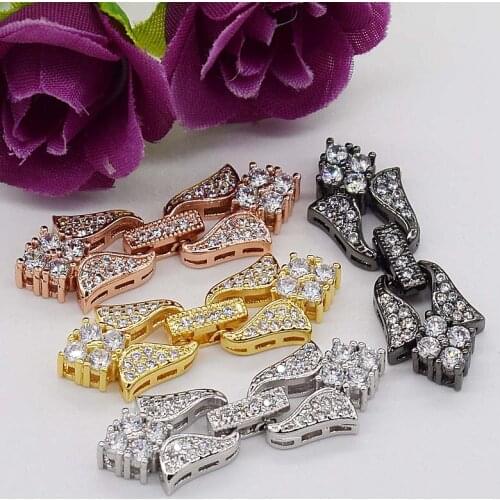 One pcs shape clasp hook for jewelry DIY necklace wholesale beads nature FPPJ woman 2017