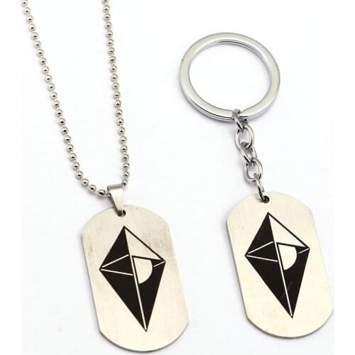 Games No Mans Sky Stainless Steel Link Necklace for Male Letter Neckless Anime Neclace Colar Bijoux Jewelry hot sale