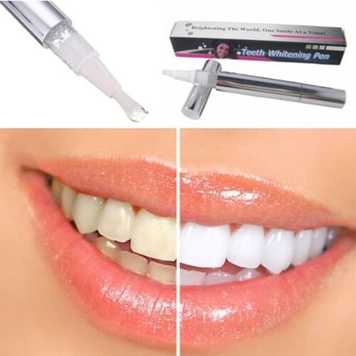 Popular White Teeth Whitening Pen Instant Tooth Gel Whitener Bright Cleaning Dental Pen Brush Bleach Remove Stains oral hygiene