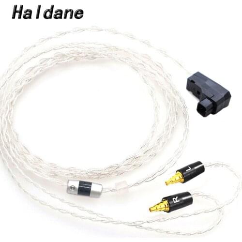 Haldane HIFI RSA/ALO Balanced 7N OCC Silver Plated Headphone Upgrade Replacement Cable for IE40 PRO IE40PRO Headphones 1.2m