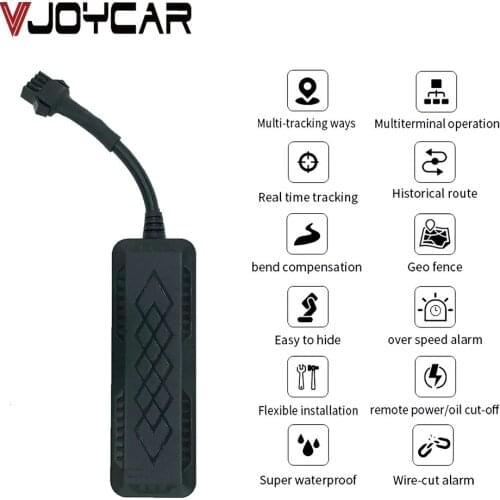 Super Mini GPS Car Tracker Waterproof GPS Locator Cut Off Fuel GSM Tracker 9-72V Google Map Realtime Tracking Free APP PK GT02A