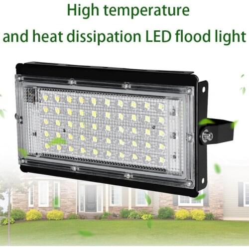 50/100W LED Flood Light AC180-240V Outdoor Floodlight Spotlight IP65 Waterproof Street Lamp for Garden Courtyard Landscape Decor