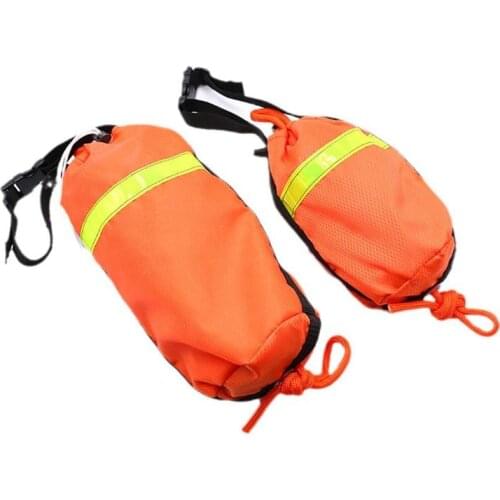 16 Meter Reflective Water Floating Life Line Red Orange Rescue Throw Rope Bag Water Sports Kayaking Boating Rafting Accessories