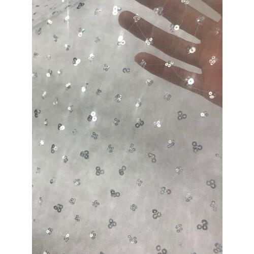 Embroidered Nigerian Laces Fabric SYJ-966813 High Quality French Tulle Lace Fabric For Women dress