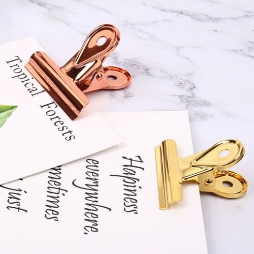 10Pcs Metal Clip Stationery Office Supplies Office Documents Binder Clip Fixing Small Book Clip Sketching Board Sketching Clip